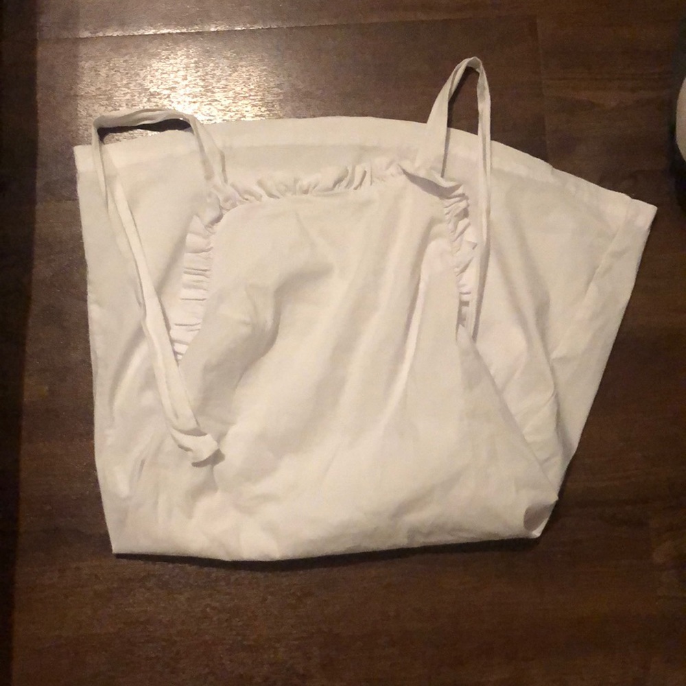 White Urban Outfitters Backless white dress